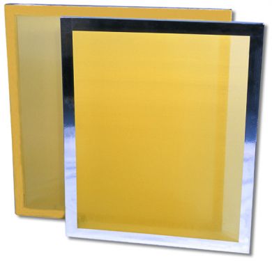 Aluminum Frame Screen Printing Screen 20 inch x 24 inch Various Mesh Counts (230 Yellow Mesh)